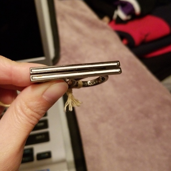 AllSaints Duchamp double ring - Picture 3 of 4